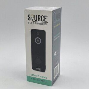 Smart Home HD Video Doorbell SE-200BK Source Electronics 2-Way, Night Vision NIB